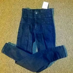 Lot of 2 NewWe the Free  stretchy jeans S24& FP Jogger Pants XS